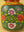 Hand Painted Vintage Large Wooden Pot (Re-worked) - 32