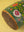 Hand Painted Vintage Large Wooden Pot (Re-worked) - 32