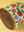 Hand Painted Vintage Large Wooden Pot (Re-worked) - 33