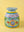 Hand Painted Vintage Large Wooden Pot (Re-worked) - 34