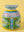 Hand Painted Vintage Large Wooden Pot (Re-worked) - 34