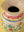 Hand Painted Vintage Large Wooden Pot (Re-worked) - 35