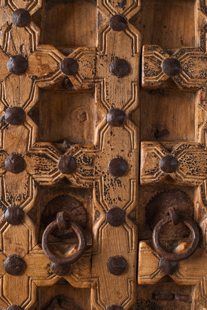 Wooden Vintage Arched Door Panels