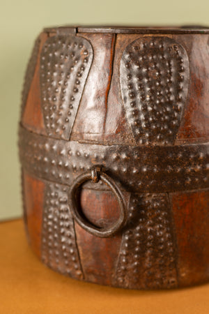 Wooden Vintage Barrel Pot