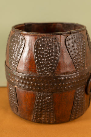 Wooden Vintage Barrel Pot