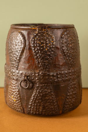 Wooden Vintage Barrel Pot
