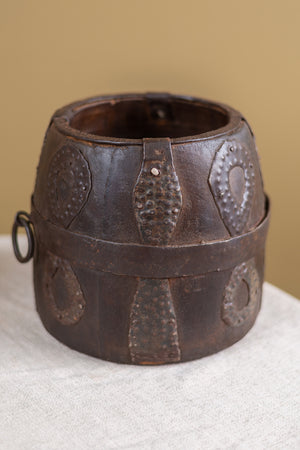 Wooden Vintage Barrel Pot