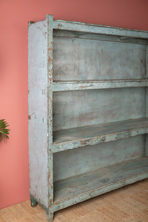 Pale Blue Vintage Bookcase
