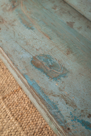 Pale Blue Vintage Bookcase