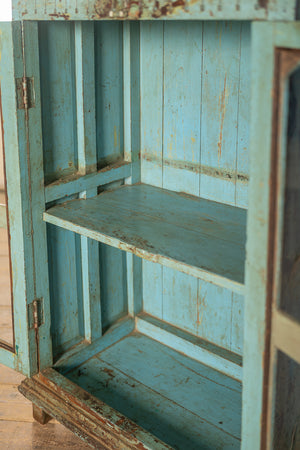 Slate Blue Vintage Cabinet