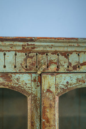 Slate Blue Vintage Cabinet