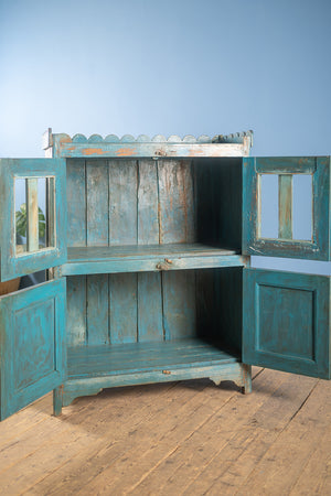 Pale Blue Vintage Cupboard
