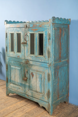 Pale Blue Vintage Cupboard
