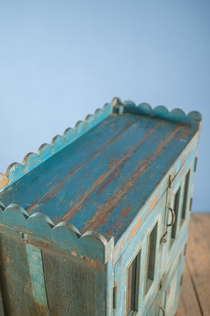 Pale Blue Vintage Cupboard
