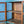 Blue Vintage Display Cabinet