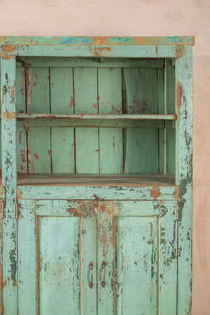Vintage Turquoise Dresser Unit