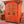 Orange Vintage Temple Style Cupboard