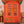 Orange Vintage Temple Style Cupboard