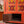 Orange Vintage Temple Style Cupboard