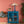 Vintage Blue Display Cabinet