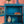 Vintage Blue Display Cabinet