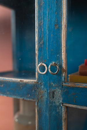 Vintage Blue Display Cabinet