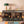 Black Vintage Sideboard with Tiles