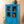 Bright Blue Vintage Cabinet