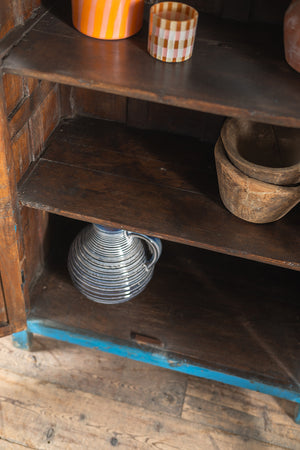 Bright Blue Vintage Cabinet