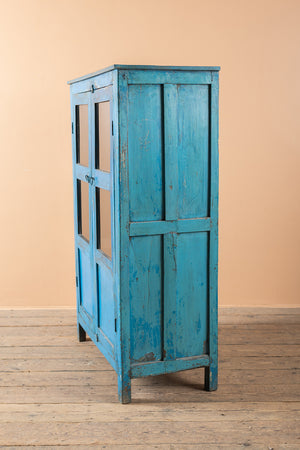 Bright Blue Vintage Cabinet
