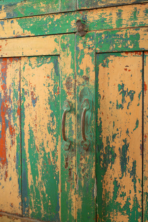 Vintage Green & Cream Cabinet