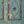 Vintage Light Blue Carved Almirah with Mirrors