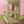 Vintage Light Green Display Cabinet