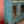 Light Blue Vintage Sideboard with Tiles