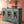 Light Blue Vintage Sideboard with Tiles