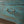 Light Blue Vintage Sideboard with Tiles