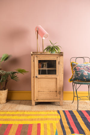 Cream Vintage Side Cabinet