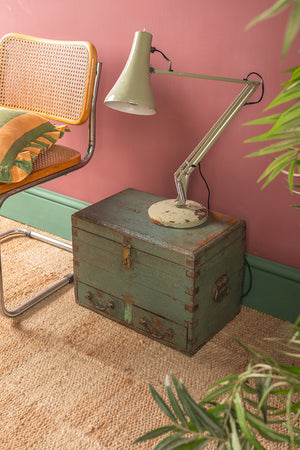 Vintage Blue Storage Chest