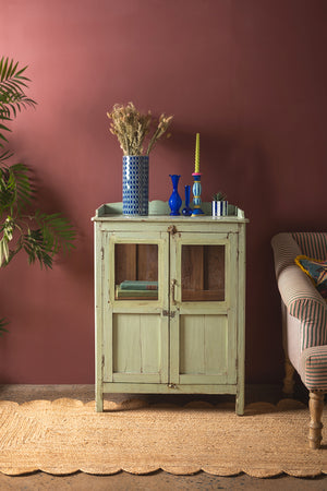 Pale Green Vintage Cabinet