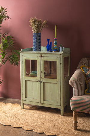 Pale Green Vintage Cabinet