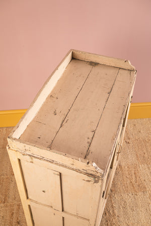 Cream Vintage Wooden Cabinet