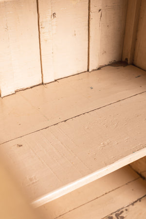 Cream Vintage Wooden Cabinet