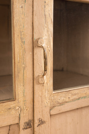 Cream Vintage Wooden Cabinet
