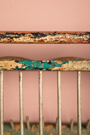 Vintage Wooden Kitchenware Wall Rack