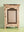 Vintage Cream Showcase Cabinet with Mirror