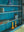 Blue & Red Vintage Wall Showcase