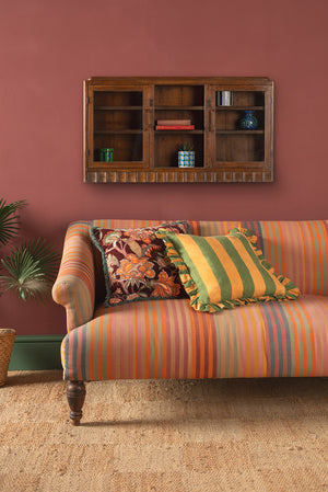 Wooden Vintage Wall Cabinet & Shelves