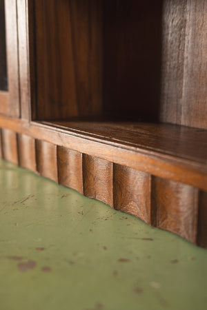 Wooden Vintage Wall Cabinet & Shelves