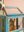 Light Blue Vintage Display Case