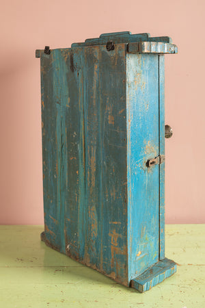 Vintage Blue Wall Showcase